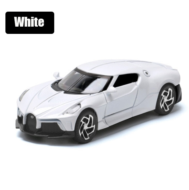 Limited edition Bugatti car model.