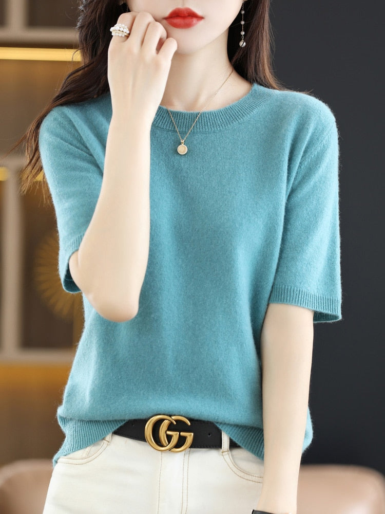 Spring Women's Cashmere Sweater.