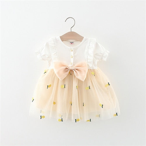 Infant lace summer party dress