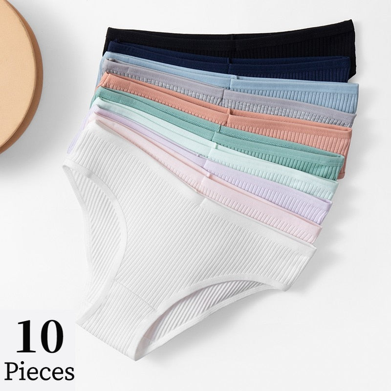 Women's soft Cotton Panties 10PCS
