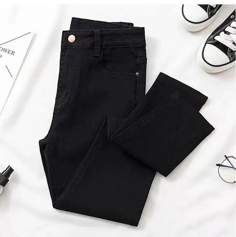 Autumn 2021 Elastic Skinny Jeans Pants