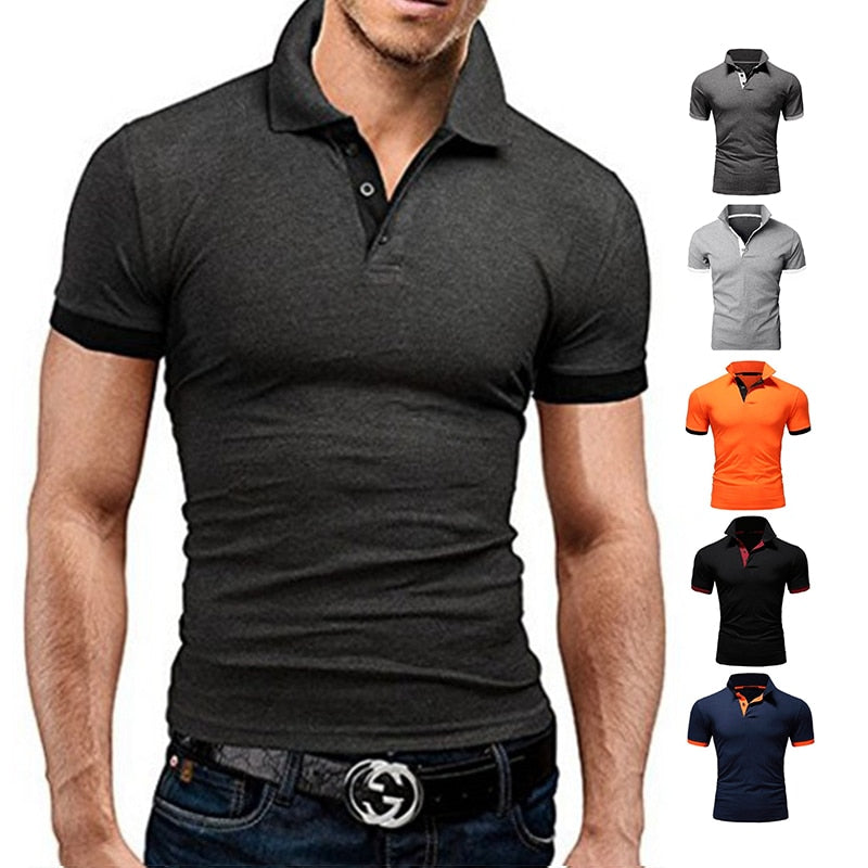 Summer luxury men's polo shirt.