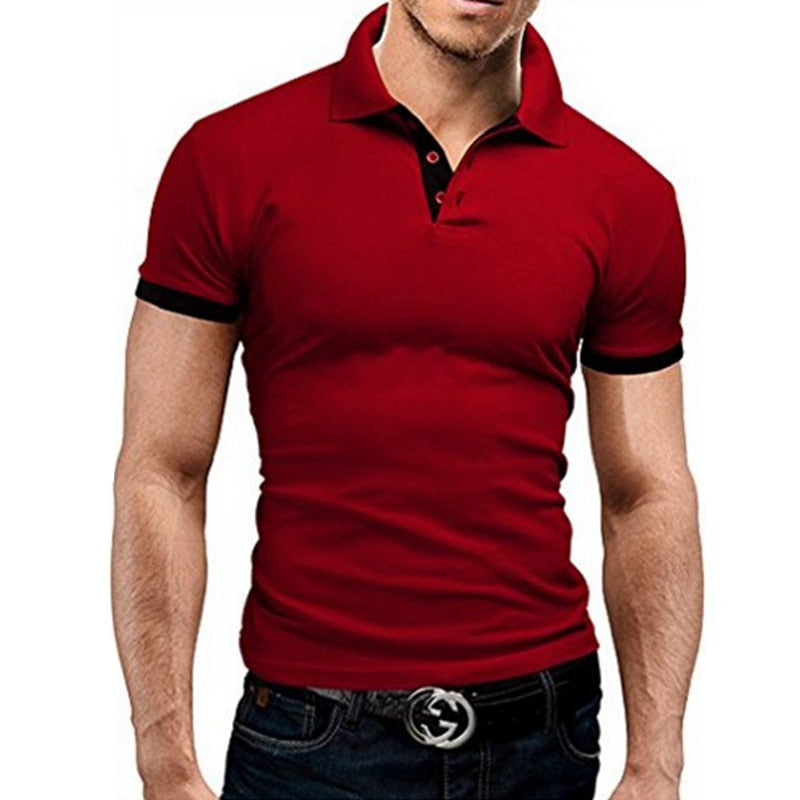 Summer luxury men's polo shirt.