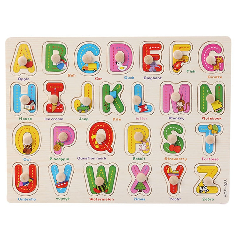 Montessori Wooden Puzzles for Kids