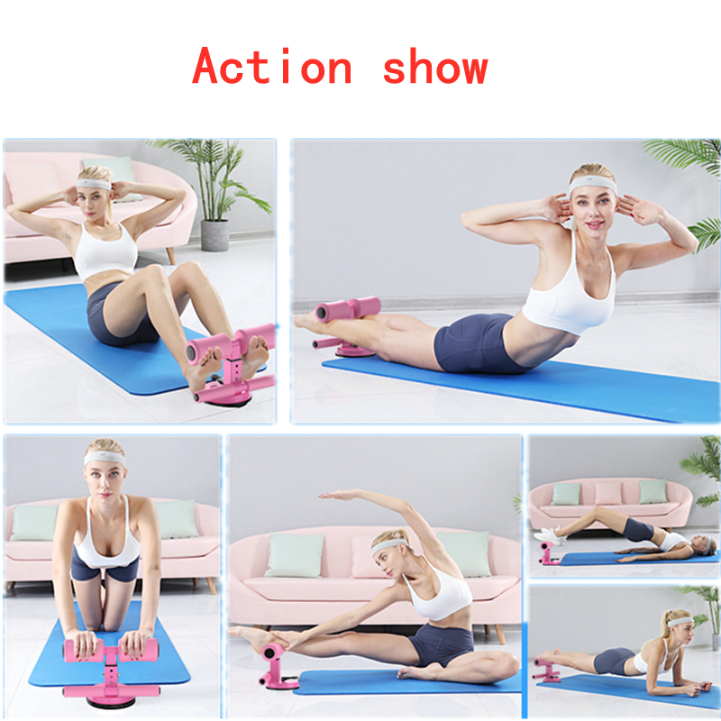 Suction cup sit-up bar.