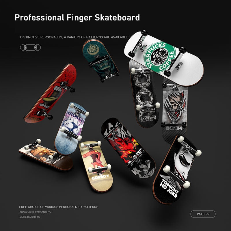 Mini finger skateboard toy novelty