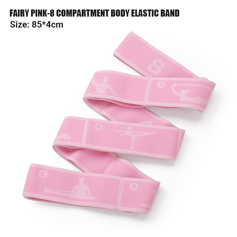 Elastic Yoga Resistance Bands Set.