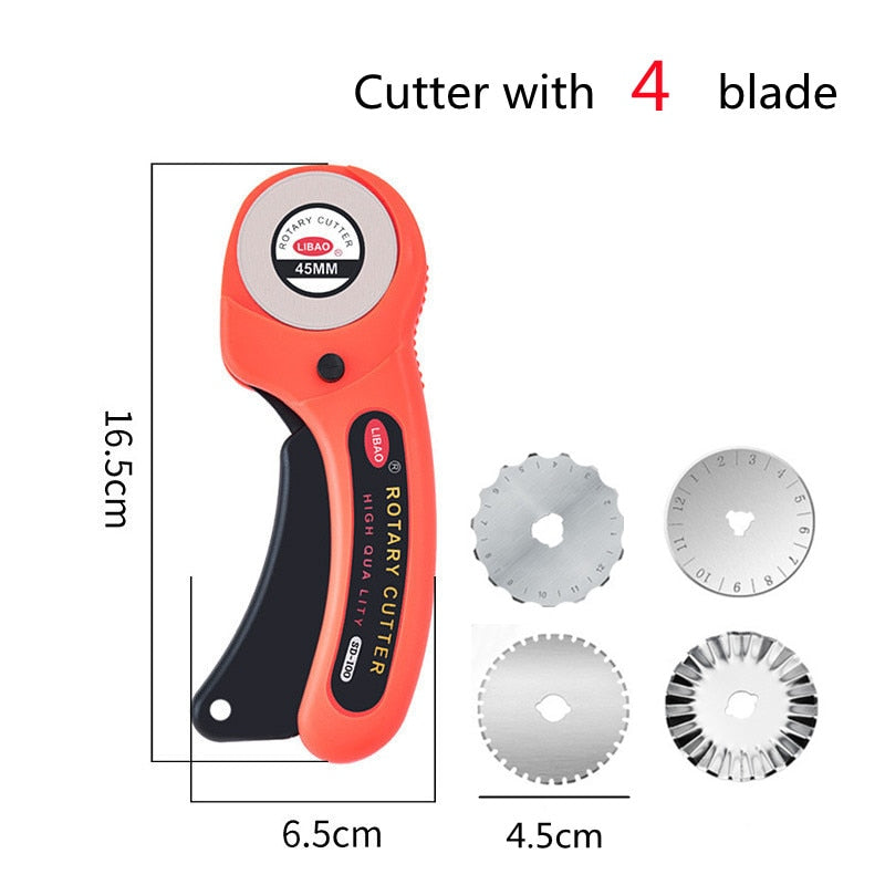 Leather craft Rotary Cutter Tool 45mm