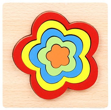 Montessori educational wooden puzzle toys