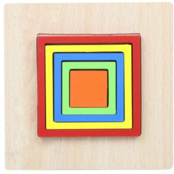 Montessori educational wooden puzzle toys