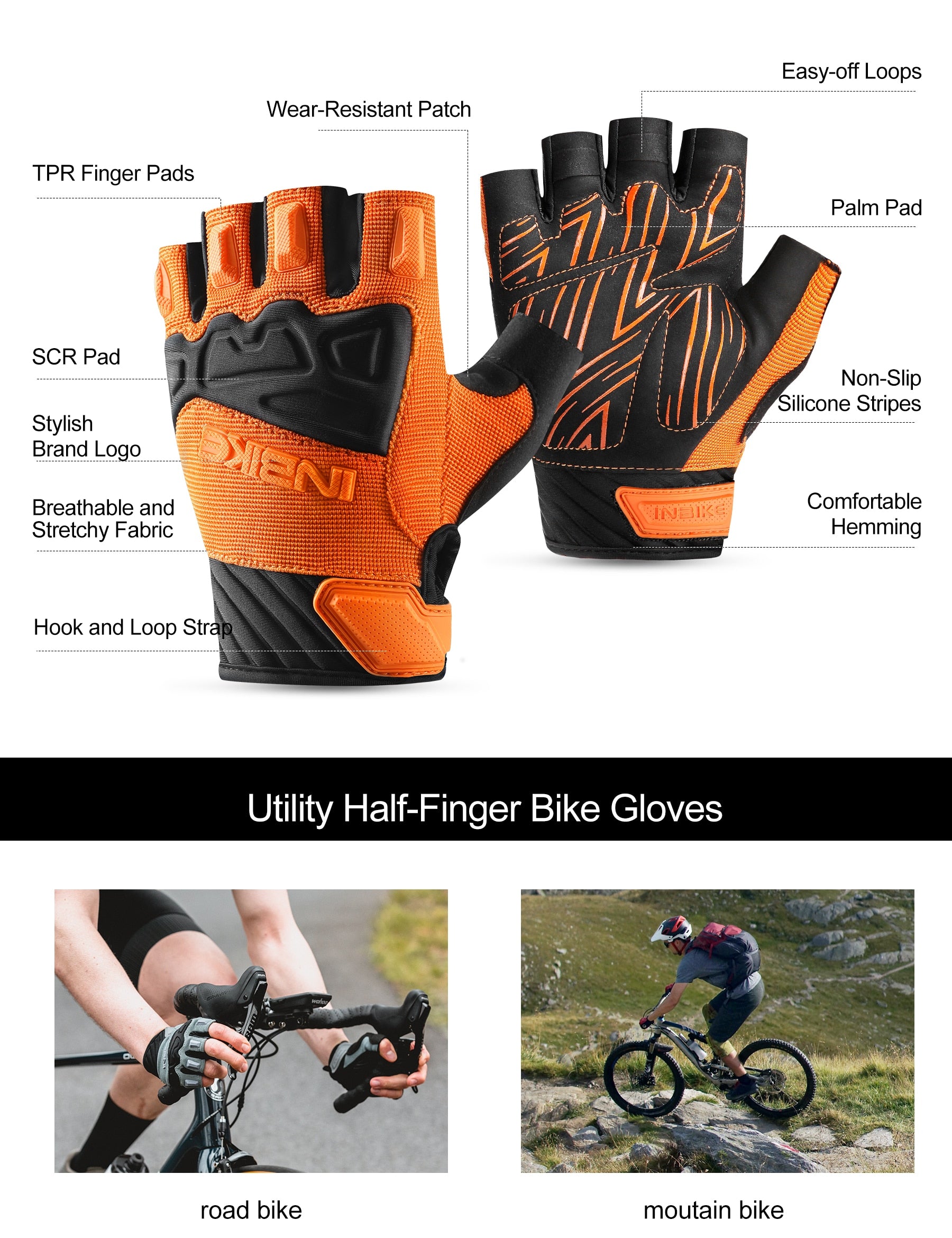 INBIKE MTB Gloves 2023 Arrival