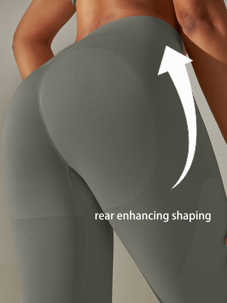 Seamless High-Waist Yoga Leggings