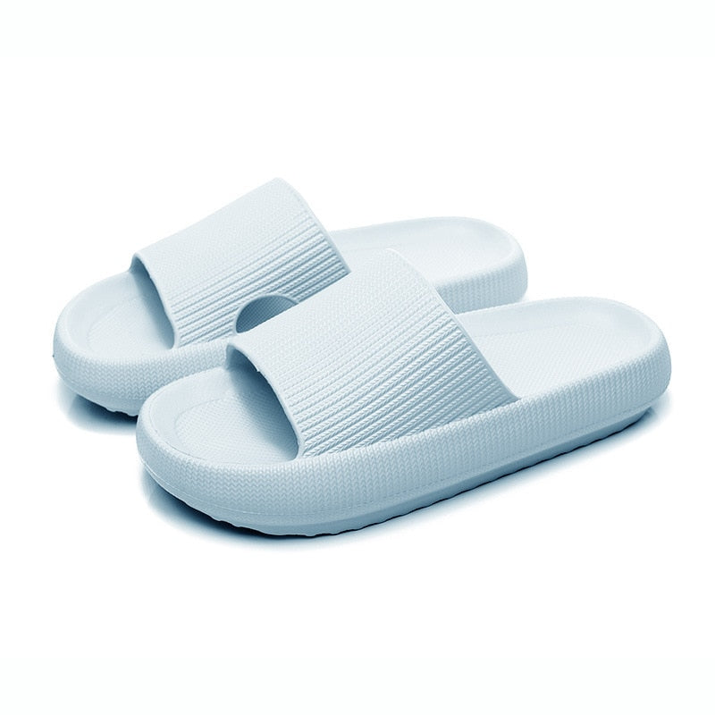 Thick platform EVA slippers for unisex, non-slip