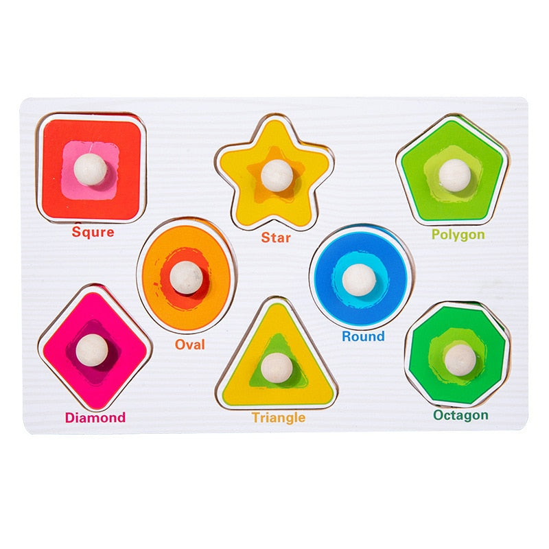 Montessori Wooden Puzzles for Kids