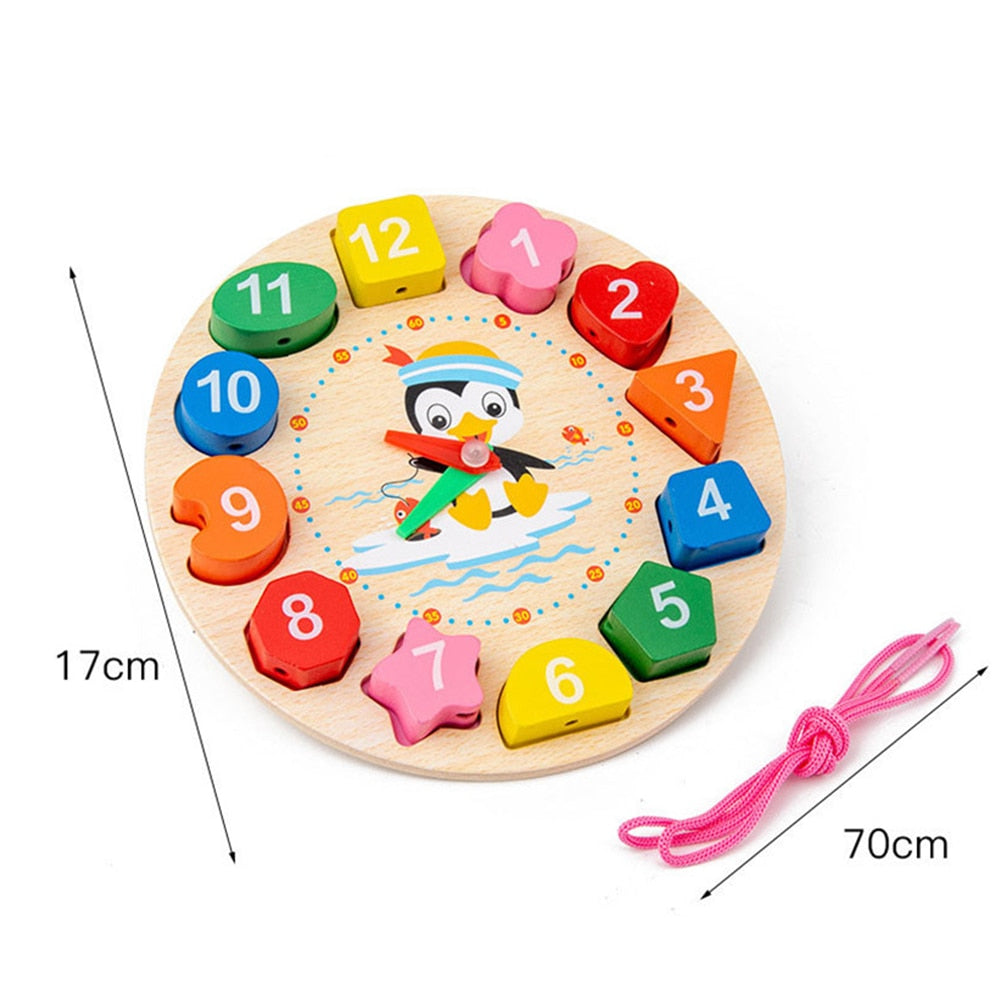 Montessori educational wooden puzzle toys