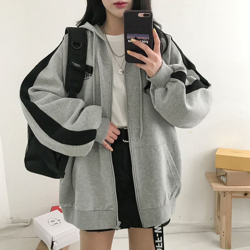 Korean Style 3 Color Loose Fit Pocket Hoodie – Ordicle