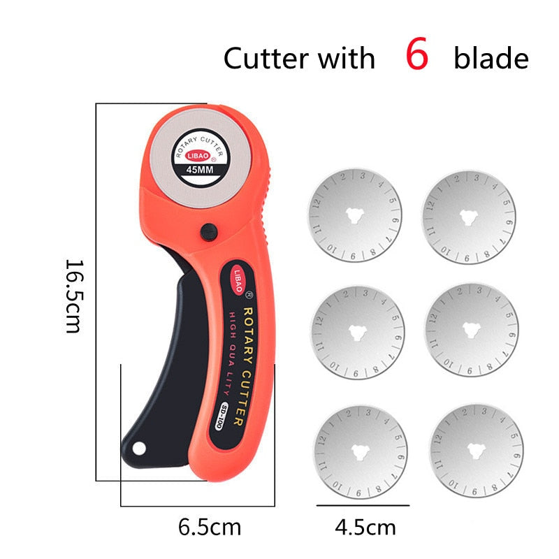 Leather craft Rotary Cutter Tool 45mm